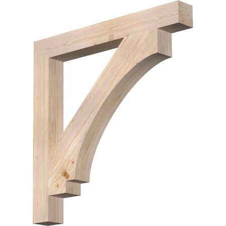 Ekena Millwork Imperial Block Smooth Bracket, Douglas Fir, 5 1/2"W x 48"D x 48"H BKT06X48X48IMP05SDF